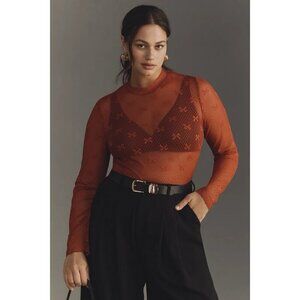 NWT Size XL -  Anthropologie lace Layering Turtleneck
